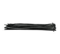 Draper 4.8 x 100mm Black Cable Ties | 100 Piece Cable Management | Multiple Applications High Quality Nylon | 70400