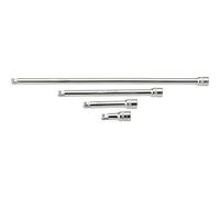 Draper 1.2" Square Drive Wobble Extension Bar Set - 4 Piece - Silver