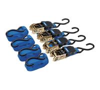 Draper 92771 Ratcheting Tie Down Straps 4.5M X 25Mm 225Kg (4 Piece) per set