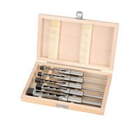 Draper 40406 5 Piece Hollow Square Mortice Chisel and Bit Set