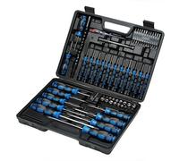 Draper 40850 Screwdriver Socket And Bit Set Blue (70 Piece) per set