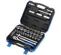 Draper 82136 1/2" Sq. Dr. Combined MM/AF Socket Set (41 Piece)