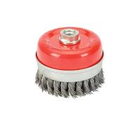 Draper 41449 Twist Knot Wire Cup Brush, 80mm x M14