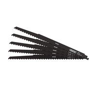Draper 42615 Reciprocating Saw Blades for Pruning & Coarse Wood & Plastic Cutting, 300mm, 3tpi (Pack of 5)