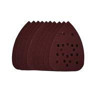 Draper 43026 Detail Sanding Sheets with Hook and Loop, 140mm, 80 Grit, SSD3 (Pack of 10)