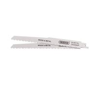 Draper 43065 Bi-Metal Reciprocating Saw Blades For Multi-Purpose Cutting 200Mm 6-12Tpi (Pack Of 2) each 2