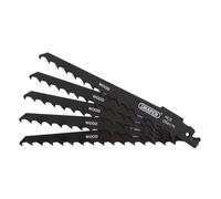 Draper RECIP SAW BLADE 5PCS - S617K 43066 Reciprocating Saw Blades for Wood and Plastic Cutting