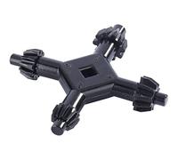 Draper 43862 4 Way Chuck Key, Black