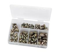 Draper 43962 GNA-M 70 Assorted Metric Grease Nipples, 70 Pieces , Blue