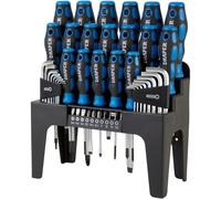 Draper 44 Piece Precision Screwdriver Hex Key and Bit Set | Soft Grip Drivers Hand Tools