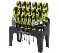 Draper 864/44/G Screwdriver/Hex Key and Bit Set, Blue, Set of 44 Piece