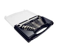 Draper Long Metric Stainless Steel Combination Spanner Set (8 Piece)