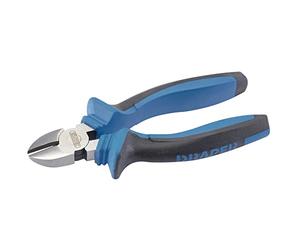 Draper 44145 Diagonal Side Cutter with Soft Grip, 160mm