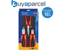 Knipex 00 20 12 VDE Plier Assembly Kit , Multi-Colour, Set of 3 Pieces
