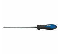 Draper 44955 8106B Round File and Handle, 200mm , Blue