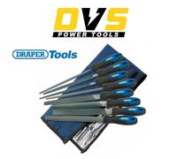 Draper 44961 200mm Soft Grip Engineers File And Rasp Set (8 Piece)