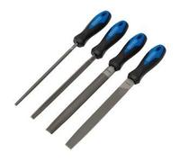 Draper 44962 Soft Grip Engineers File Set, 200mm (4 Piece)