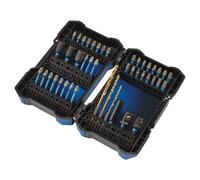 Draper 44PC IMPACT S/DRIVER SET 04931 Impact Screwdriver Bit Set, 1/4" Hex (44 Piece)