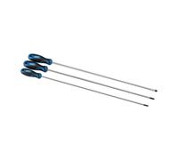 Draper 32603 Extra Long Reach Soft Grip Screwdriver Set 450Mm (3 Piece) per set