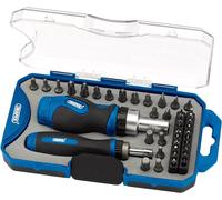 Draper 46479 Ratchet Screwdriver and Bit 42 Piece Set , Blue