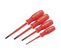 Draper 46539 Fully Insulated Screwdriver Set, 4 Pieces