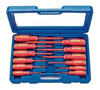 Draper 46541 Fully Insulated Screwdriver Set, 12 Pieces , Blue