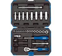 Draper 47 Piece 1/4" Drive Hex Socket Set Metric 1/4"