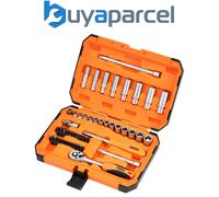 Draper 22109 HI-TORQ 6 Point Socket Set, 1/4" (47 Piece)