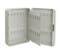 Draper 48 Hook Steel Key Cabinet With Labels Wall Fixings And Two Keys 38210