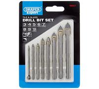 Draper 48221 Expert Tiles and Glass Drilling Set, 8 Pieces , Blue