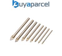 Draper 48221 TCT Tile and Glass Drill Bit Set (8 Piece)