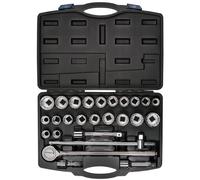 Draper 48329 Combined Mm/Af Socket Set 3/4in Sq. Dr. Black (26 Piece) per set
