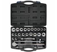 Draper Combined MM/AF Socket Set (HI-TORQ®) - 3/4" Sq. Drive (26 Piece Set)