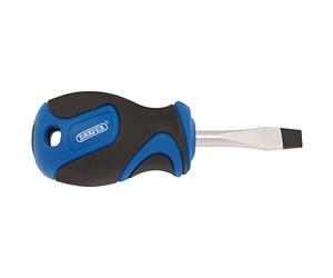 Draper 48921 Plain Slot Screwdriver with Soft Grip Handle, 6.0mm x 38mm
