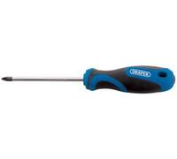 Draper 48925 Number 0 PZ Type Screwdriver with Soft Grip Handle, 75mm