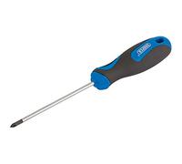 Draper 48925 Number 0 PZ Type Screwdriver with Soft Grip Handle, 75mm , Blue
