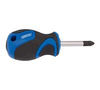 Draper 48929 Number 2 PZ Type Screwdriver with Soft Grip Handle, 38mm , Blue