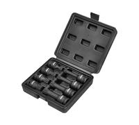 Draper 49460 1/2" Square Drive Tamper Proof Impact Spline Socket Set (8 Piece)