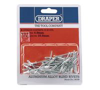 Draper 4x10mm Rivet (50 PER Card) - 14009