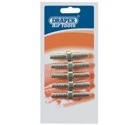 Draper 5/16" DOUBLE ENDED AIR HOSE CONNECTOR PACK OF 4 25847 BORE HOSE REDUCED