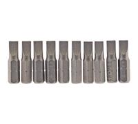 Draper 5.5mm 1/4" Hex. Plain Slot Insert Bit 25mm Long X 10 64028