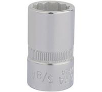 Draper 5/8" 1/2" Square Drive Elora Bi-Hexagon Socket 24385
