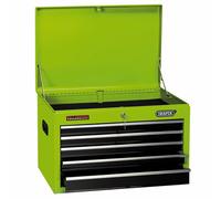 Draper 5 DRAWER TOOL CHEST - GREEN 35739 26" Tool Chest (5 Drawers)
