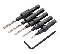 Draper 5 Piece Countersinking Drill Bit Set