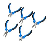 Draper Mini Pliers Set 12544 – Soft Grip, 5-piece, Blue/Black