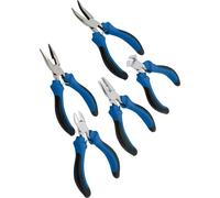 DRAPER 5 Piece Soft-Grip Mini Side Wire End Cutter,Snipe,Bent Nose Pliers,12544