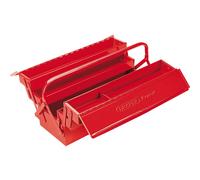 Draper Extra Long Four Tray Cantilever Tool Box (22 Litres) - Red