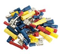 Draper Electrical Terminal Assortment 50002 – 50 Pieces, Blue