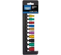 Draper 50151 1/4-Inch Square Drive Metric Coloured Socket 10 Piece Set