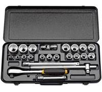 Draper 50649 23 Piece 1/2 Square Drive Elora Imperial Socket Set